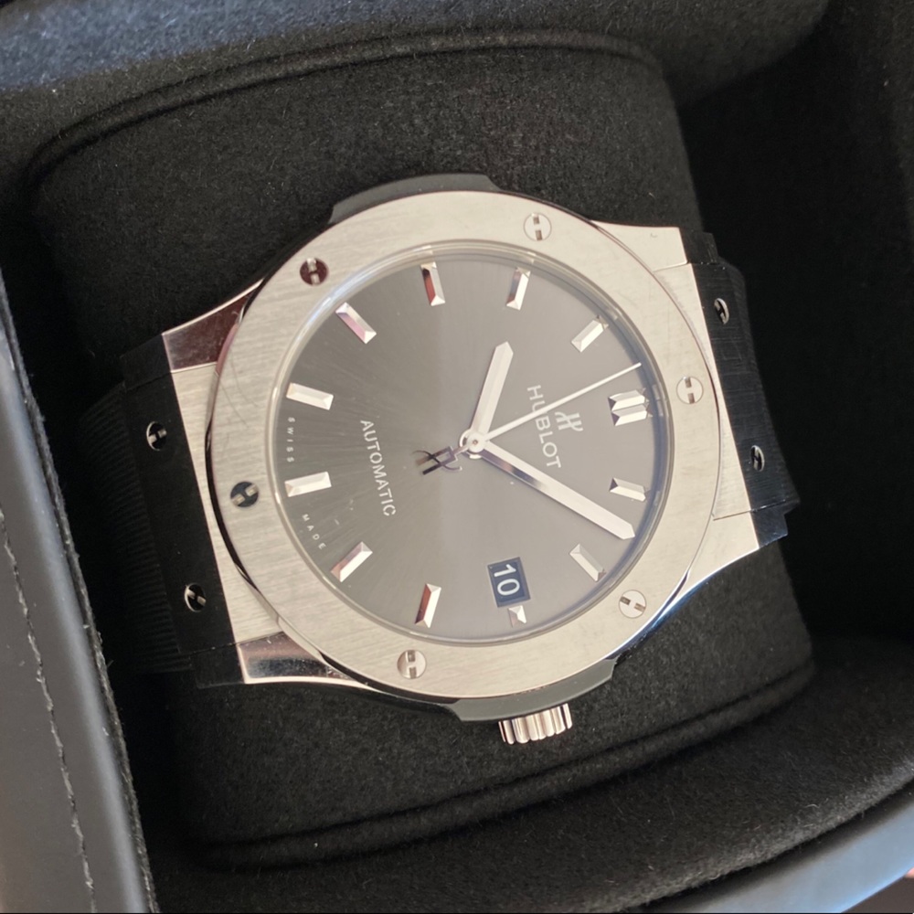 HUBLOT CLASSIC FUSION 45mm BOX PAPERS A1 CONDITION